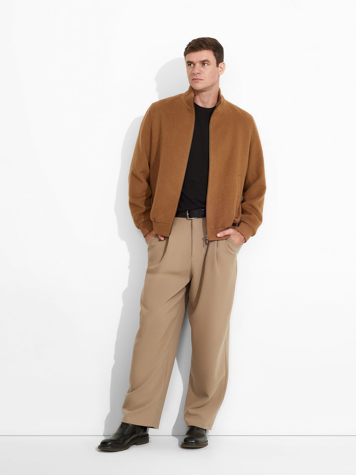 Casaca Alois De Baby Alpaca Color Camel