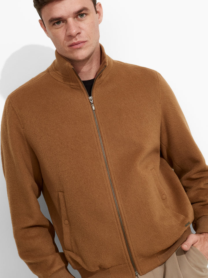 Casaca Alois De Baby Alpaca Color Camel