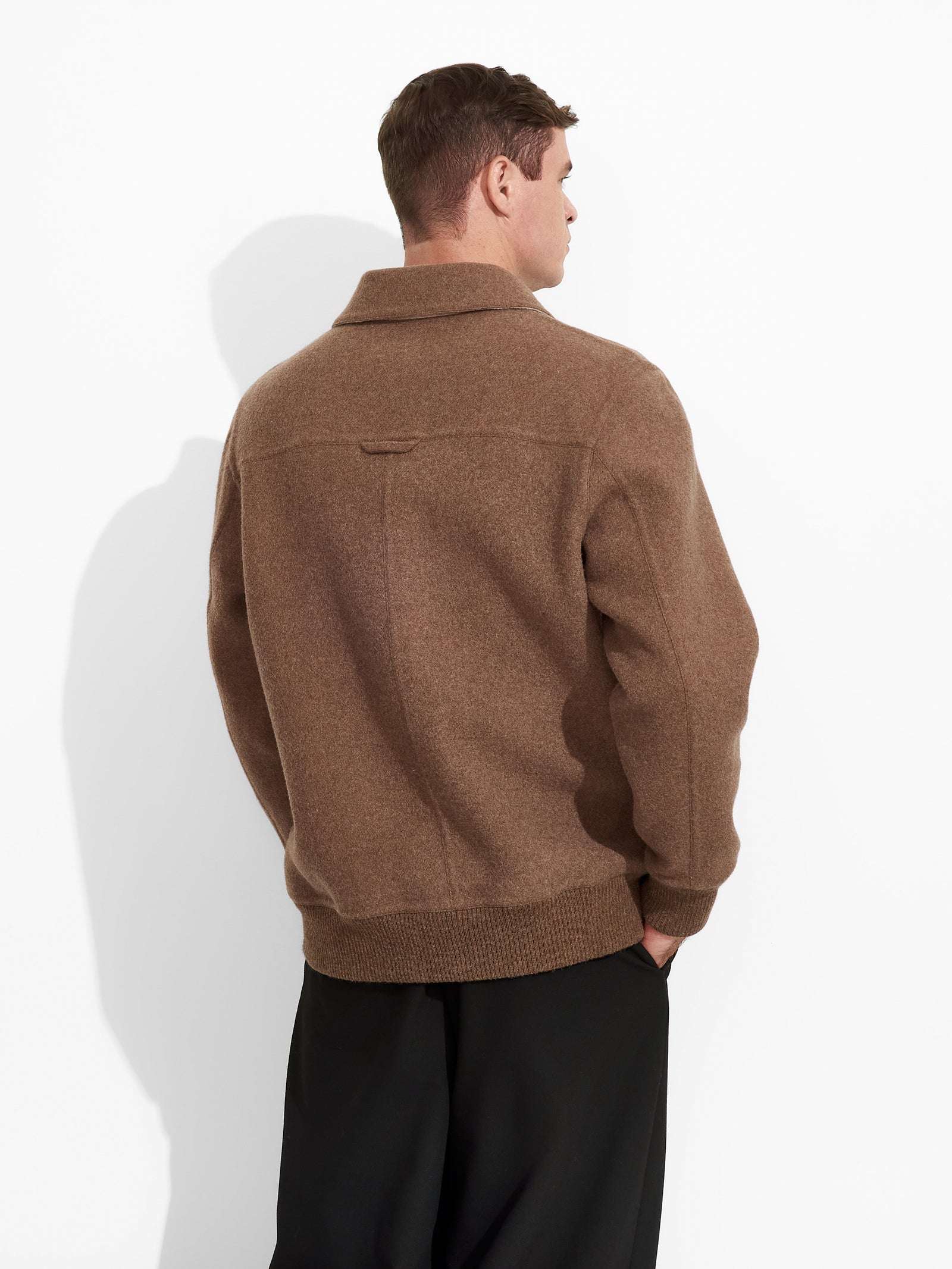 Zack Baby Alpaca Cardigan in Beige
