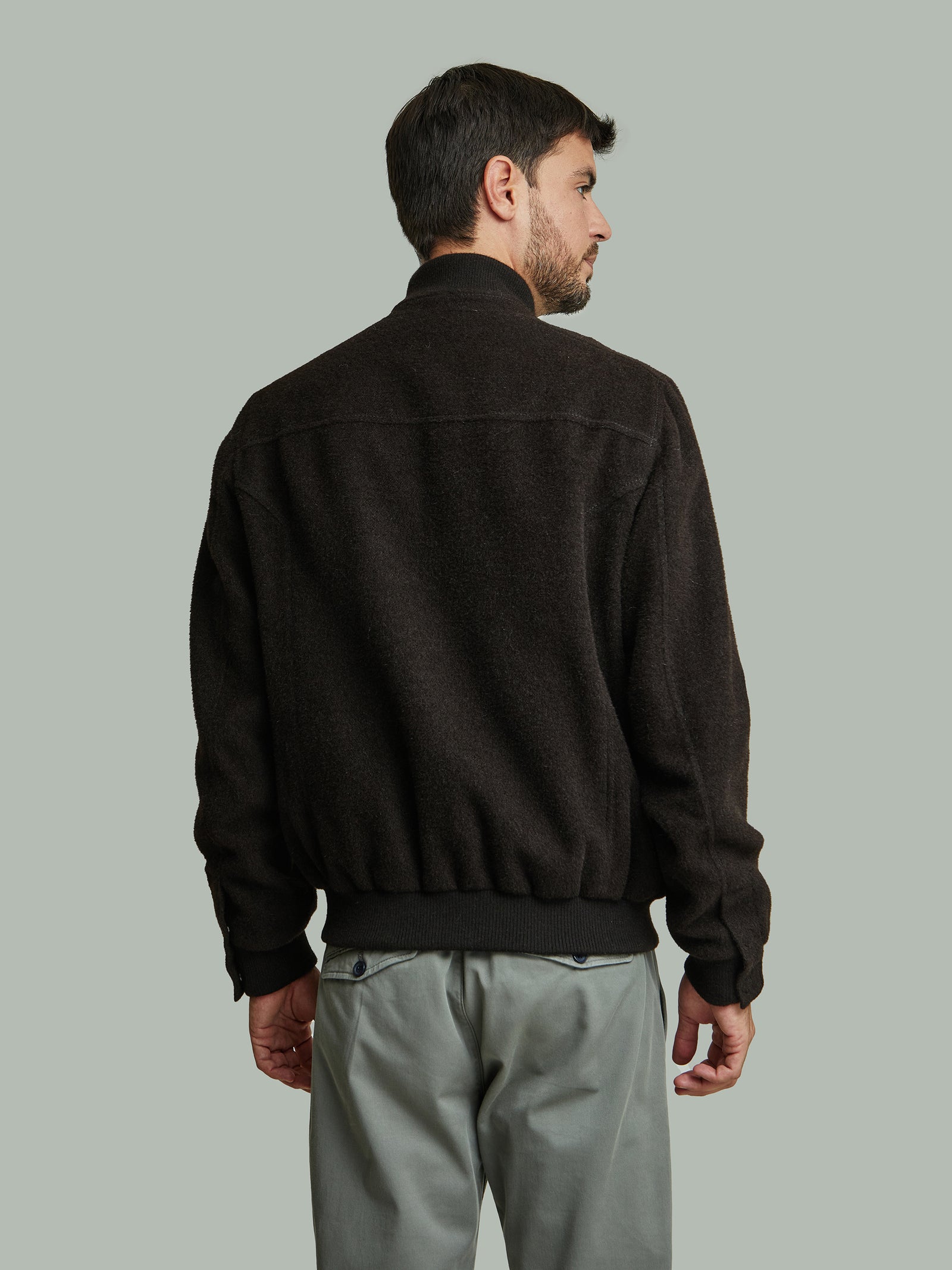 Casaca Bristol De Baby Alpaca Color Negro
