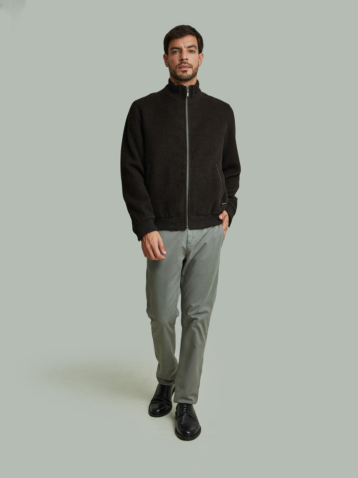 Casaca Bristol De Baby Alpaca Color Negro