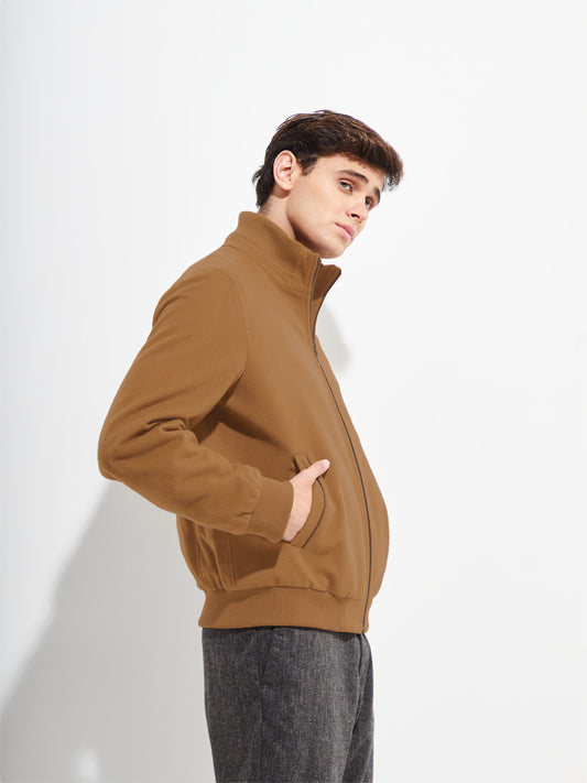 Benedict Vicuña Jacket in Brown Color