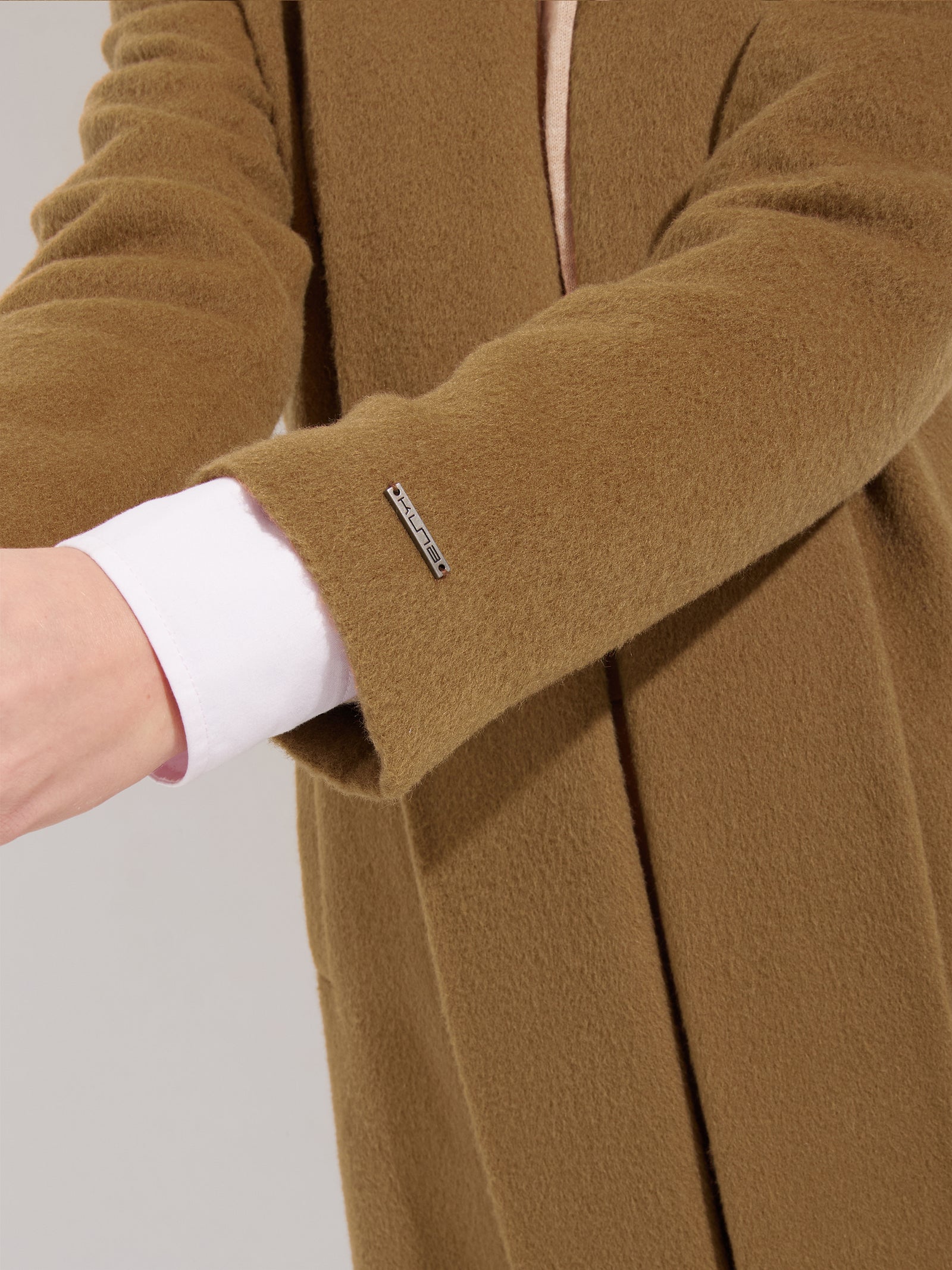 ABRIGO LONG SWING DE BABY ALPACA COLOR CAMEL
