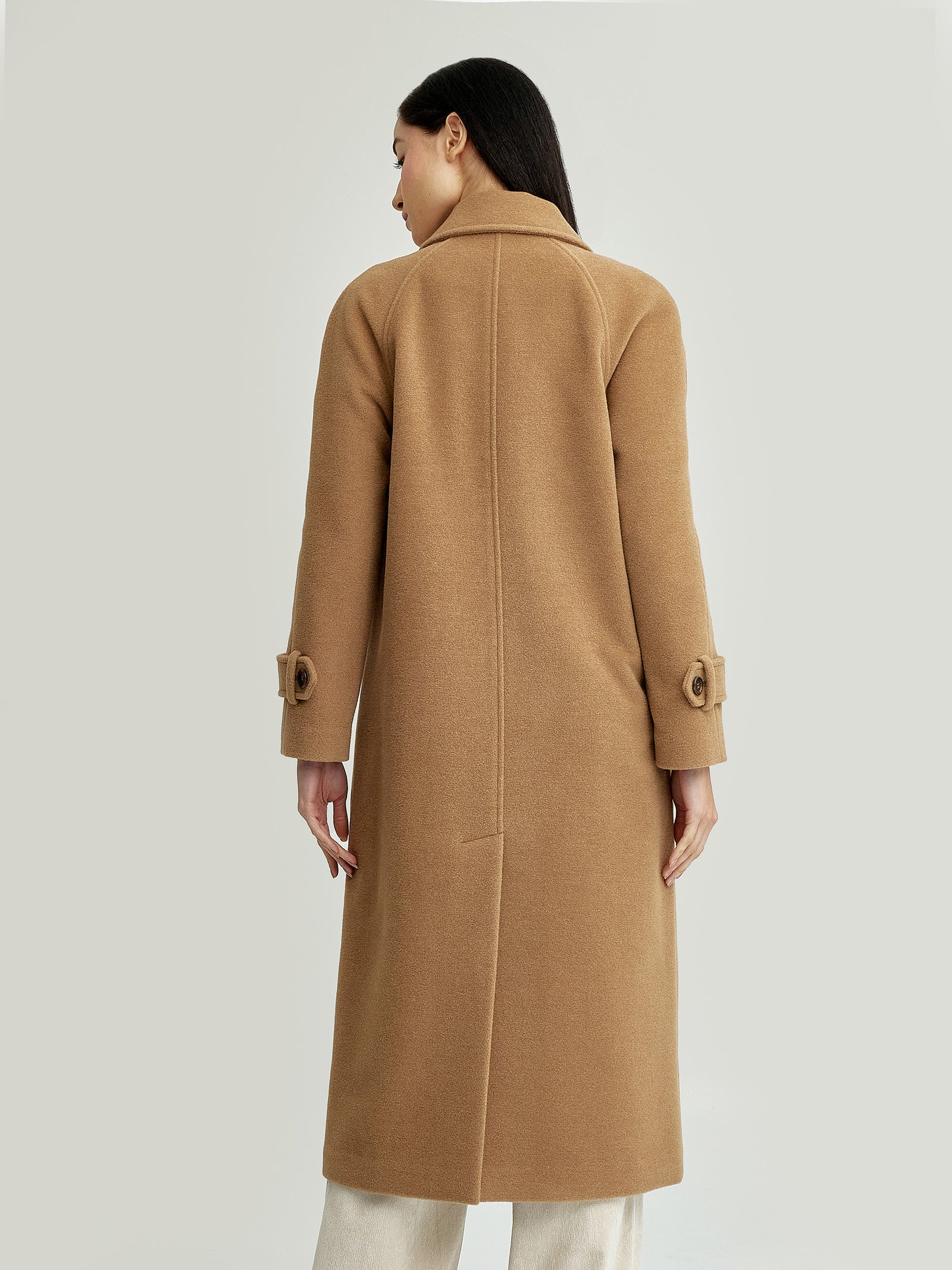 You Coat Made of Baby Alpaca &amp; Camel Wool