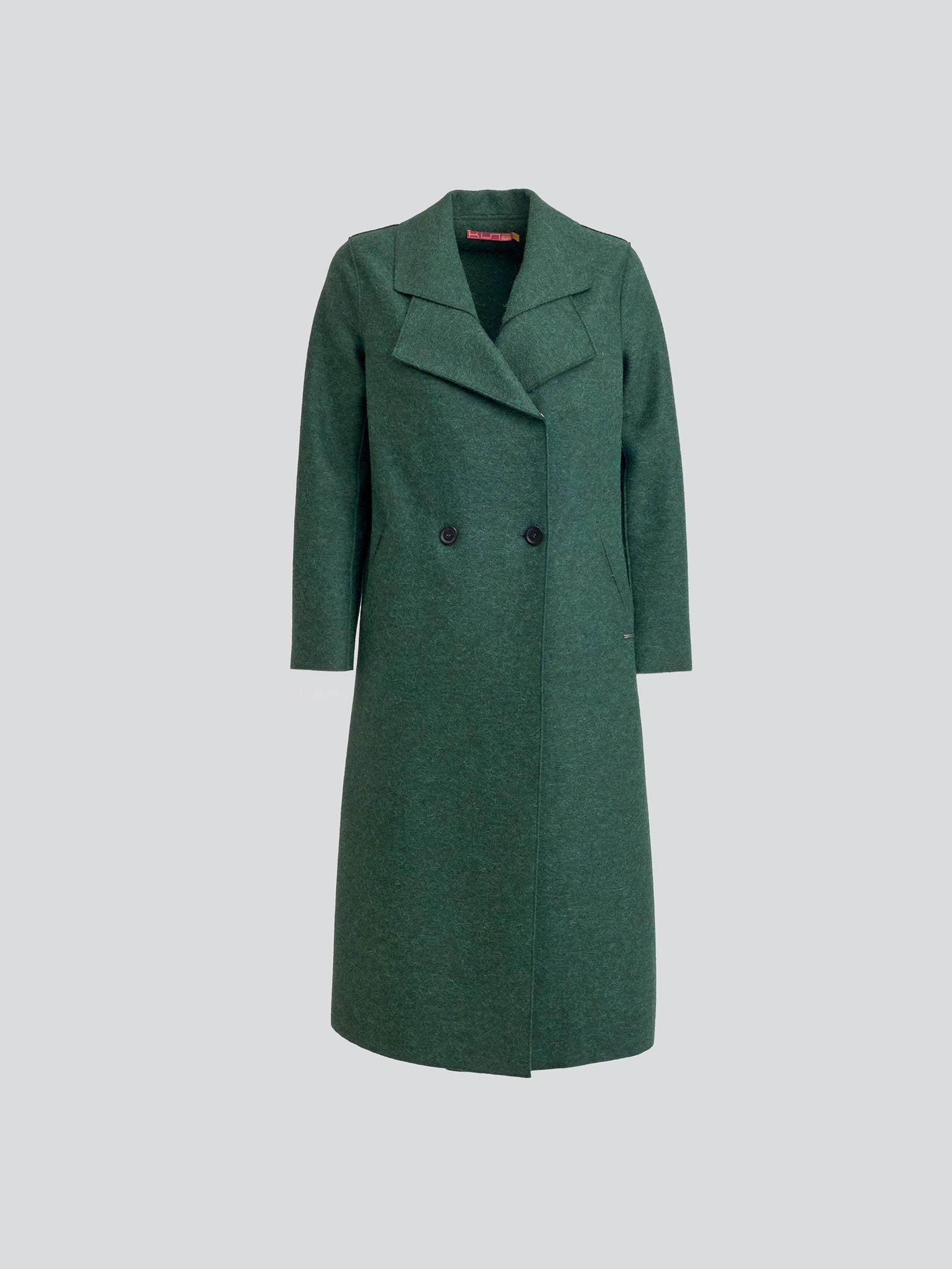 Yamay Alpaca Coat in Green
