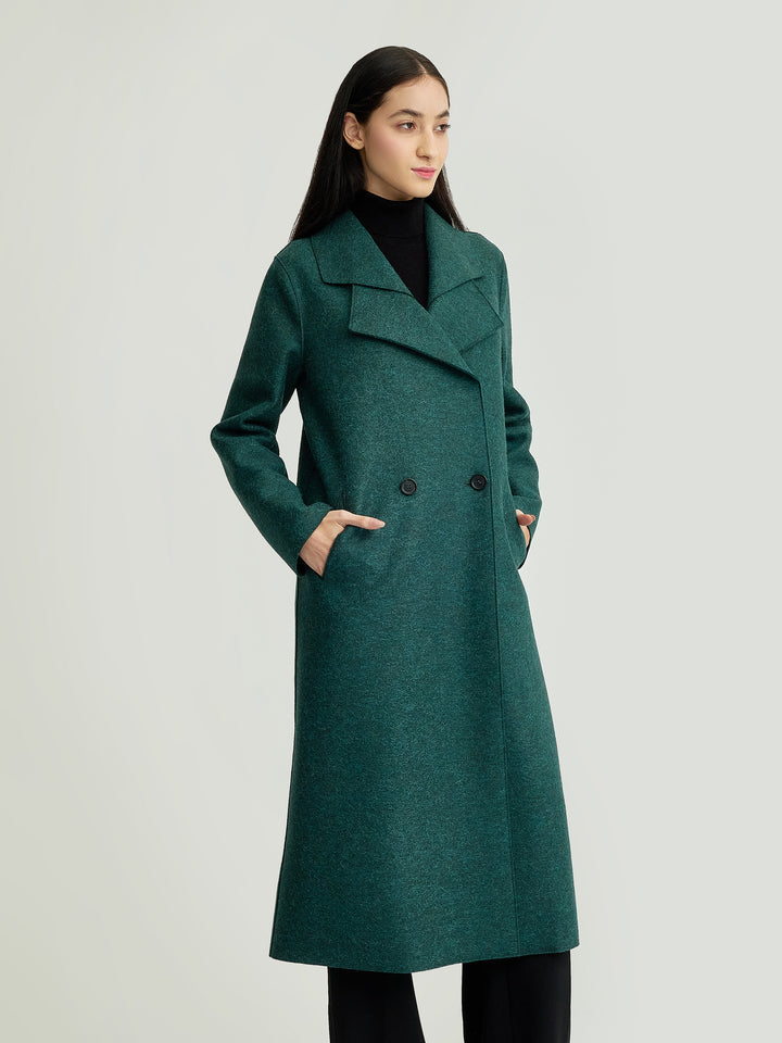 Yamay Alpaca Coat in Green