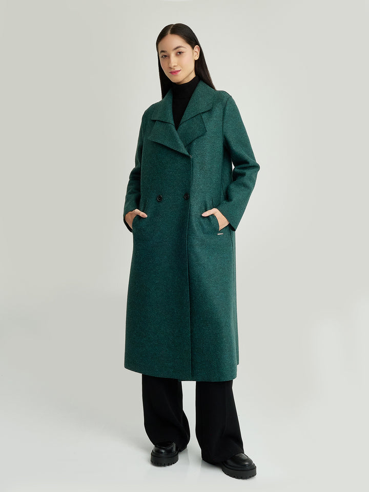 Yamay Alpaca Coat in Green