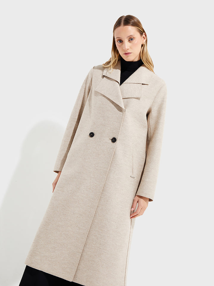 Yamay Alpaca Coat in Green