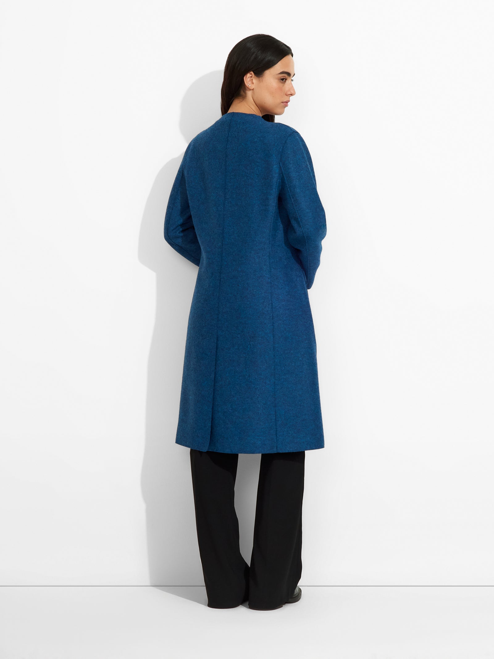 Zumi Blue Alpaca Coat