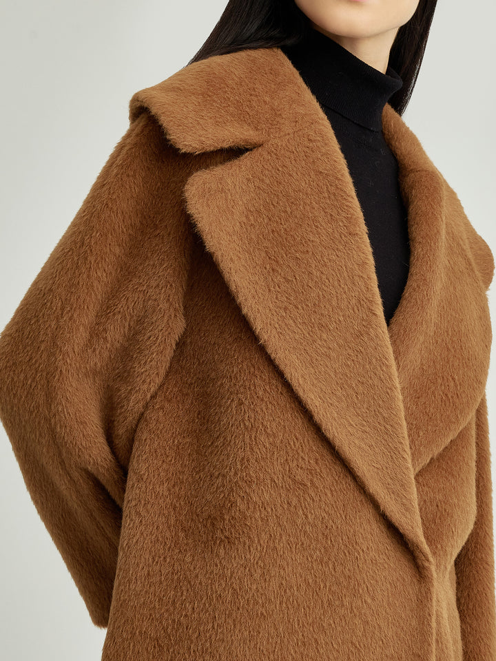 Yssa De Suri Alpaca Camel Coat