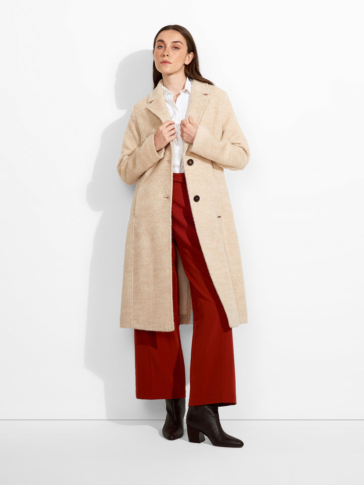 Zen Beige Wool Coat