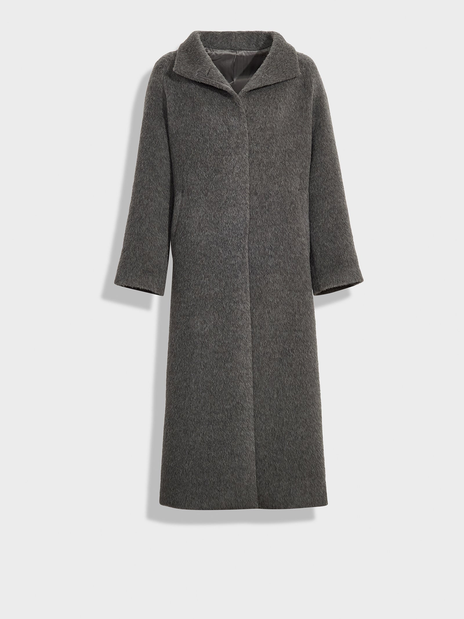 Abrigo Zurich De Suri Alpaca Color Gris