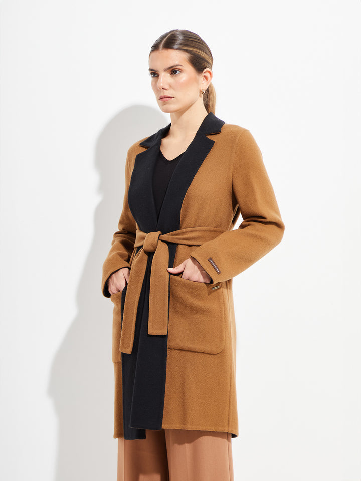 Belingrad Camel/Black Vicuña Coat