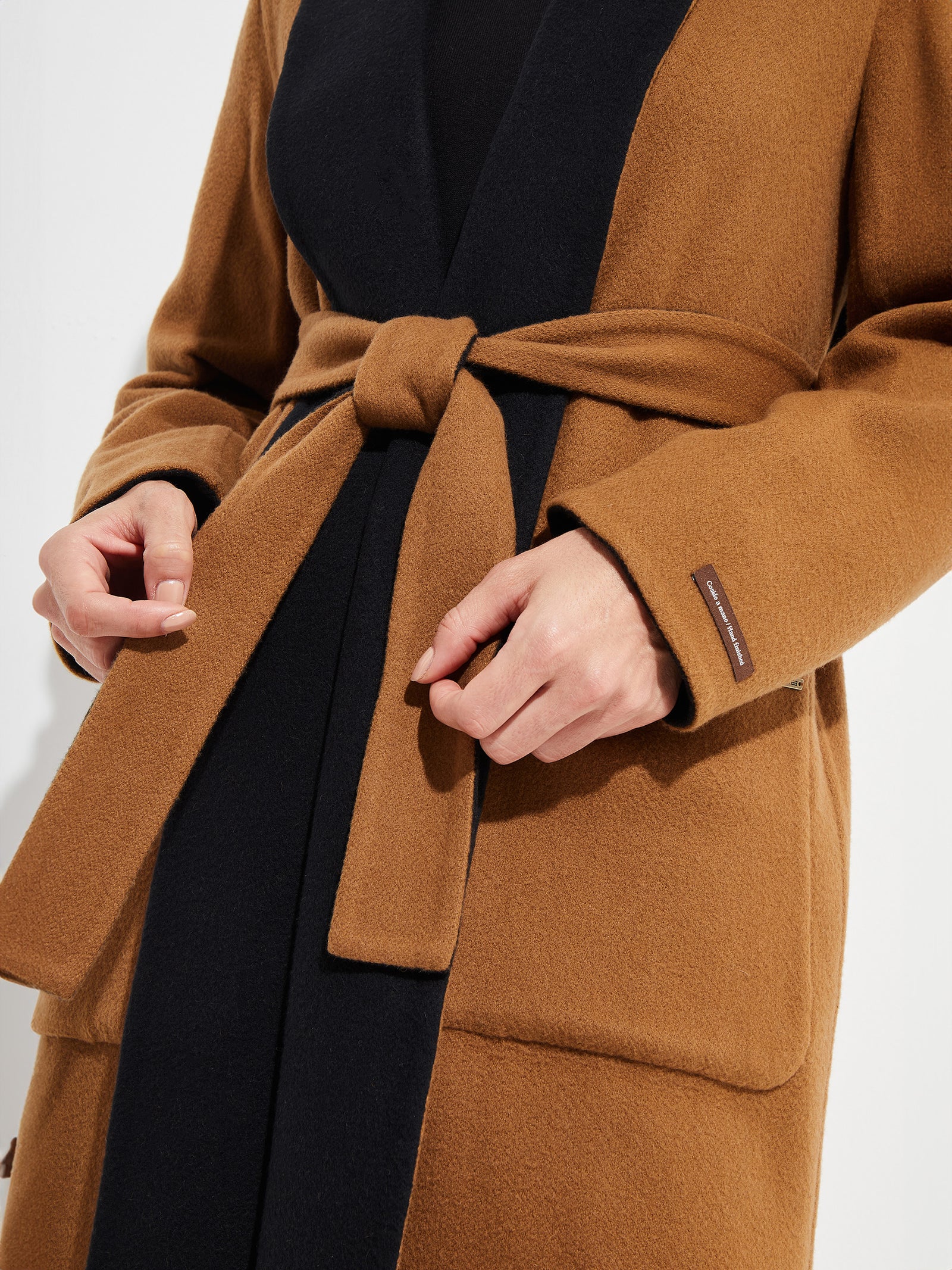 Belingrad Camel/Black Vicuña Coat