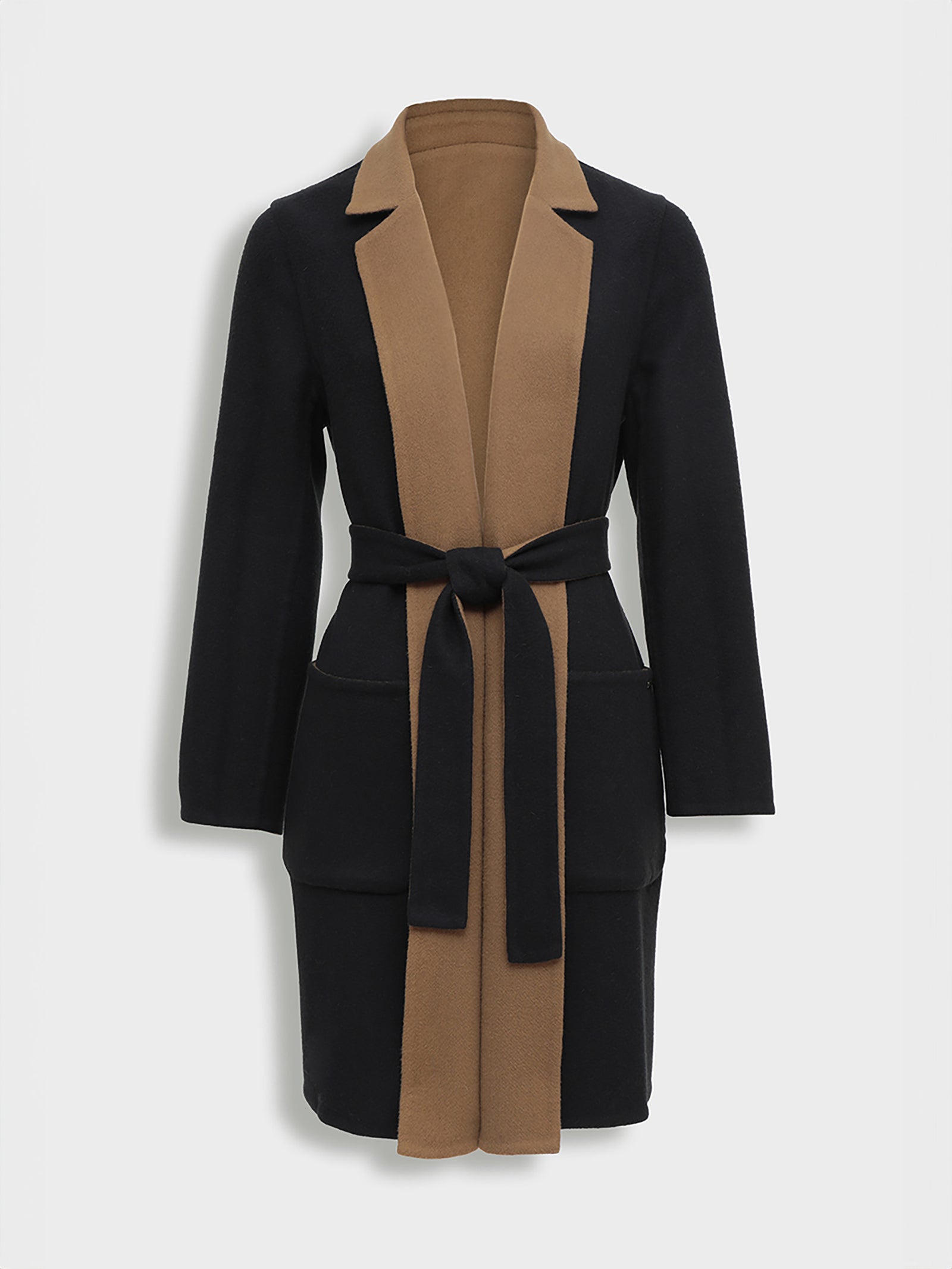 Belingrad Camel/Black Vicuña Coat
