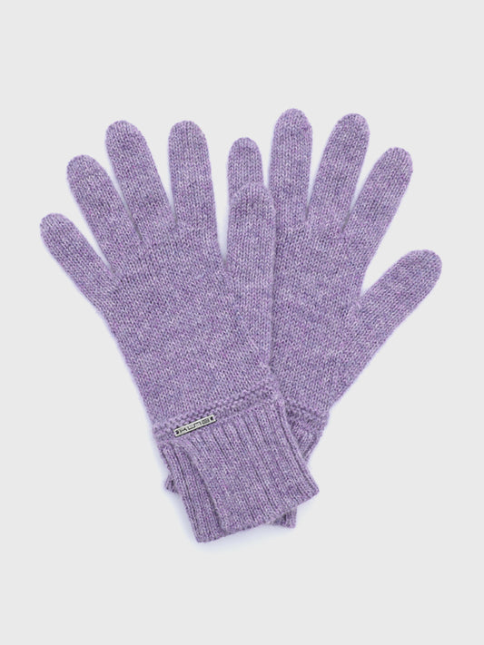 Guantes Yrma De Baby Alpaca Color Morado