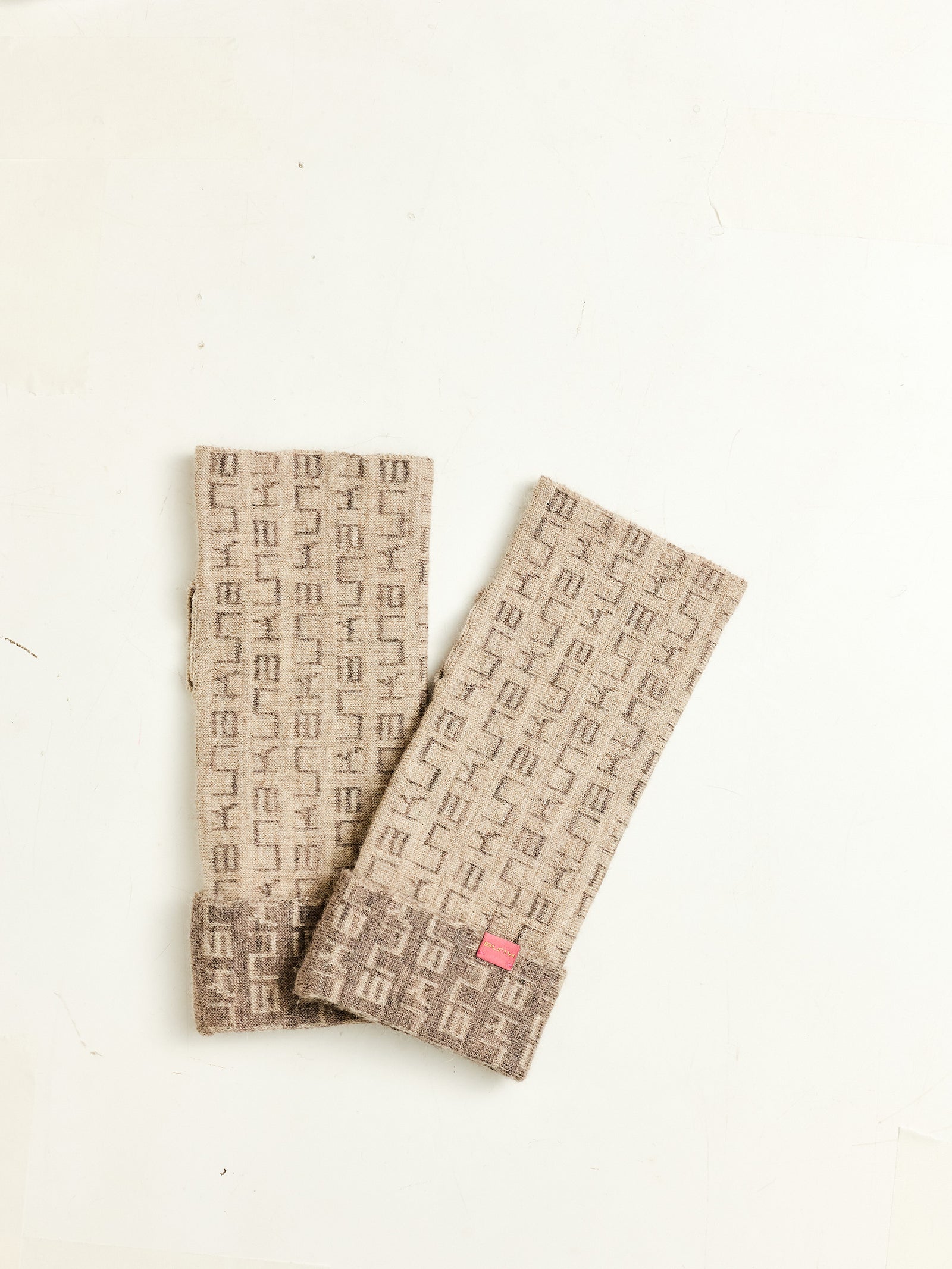 Beige Baby Alpaca Yarita Gloves