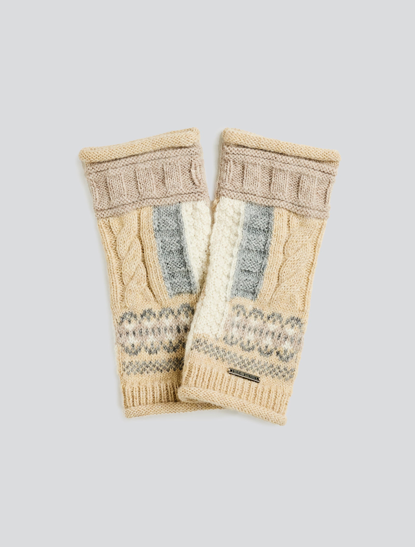 Guantes Yourself De Baby Alpaca Color Beige