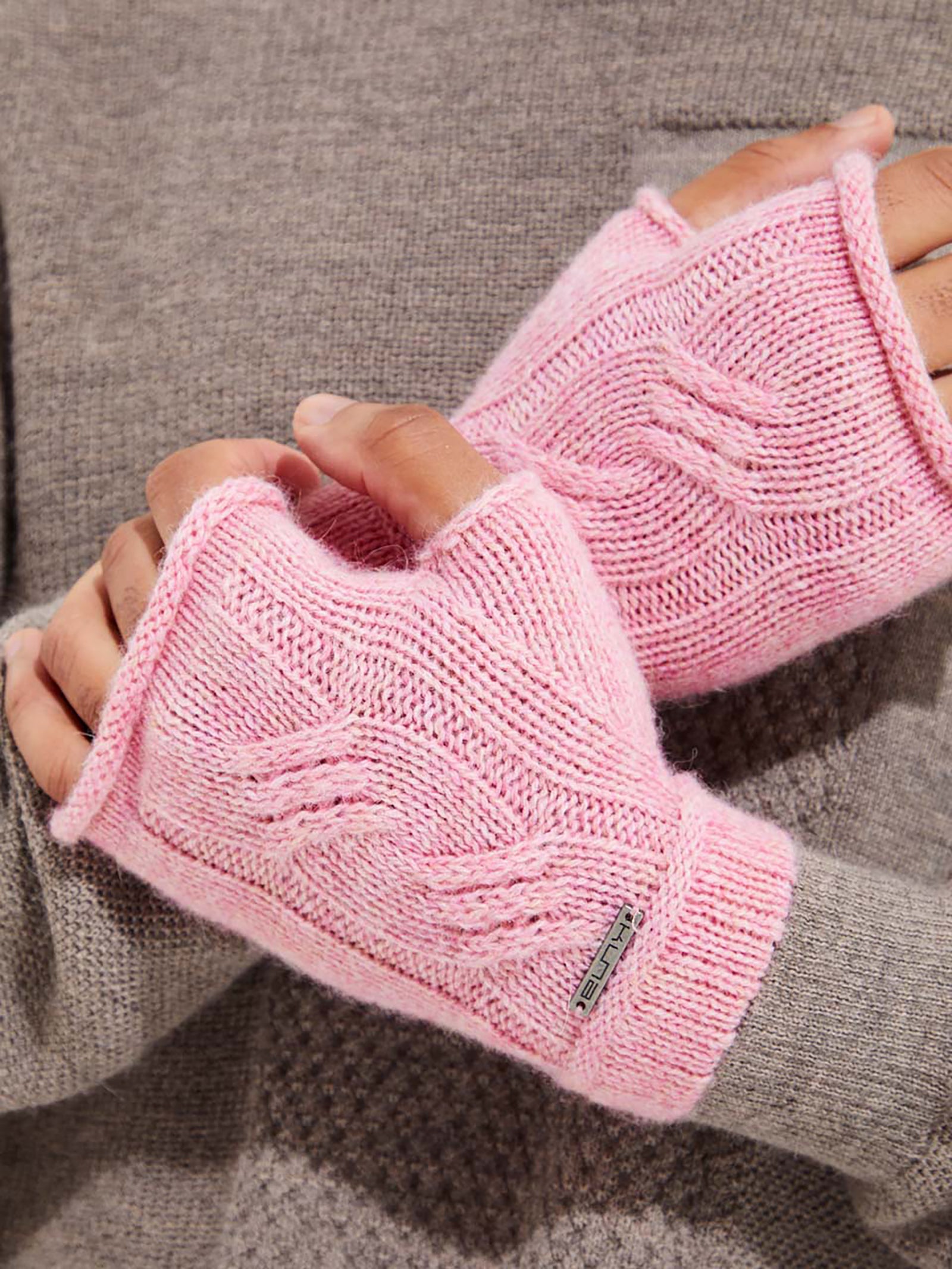 Guantes Rita De Baby Alpaca Color Rosado
