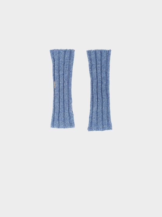 Guantes Zephir De Baby Alpaca Color Celeste