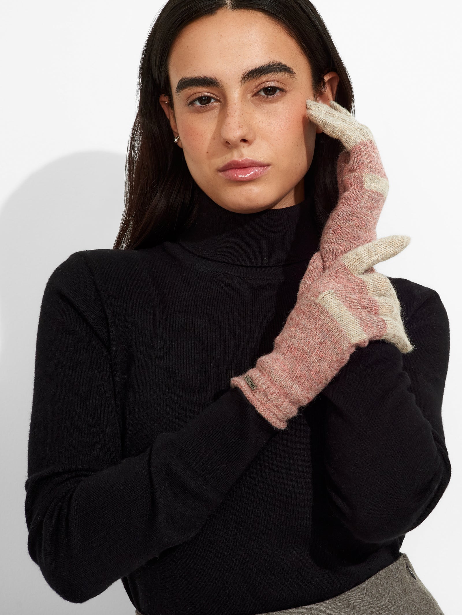 Zoe Baby Alpaca Pink Gloves