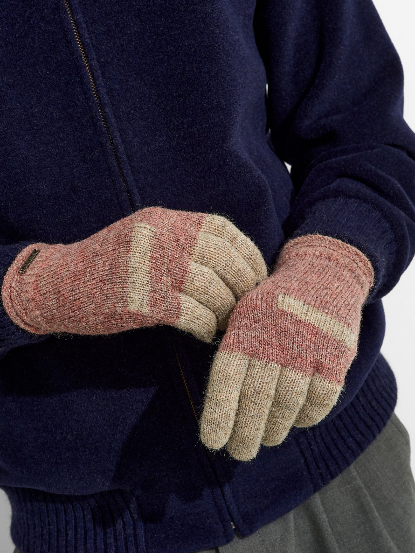 Zoe Baby Alpaca Pink Gloves