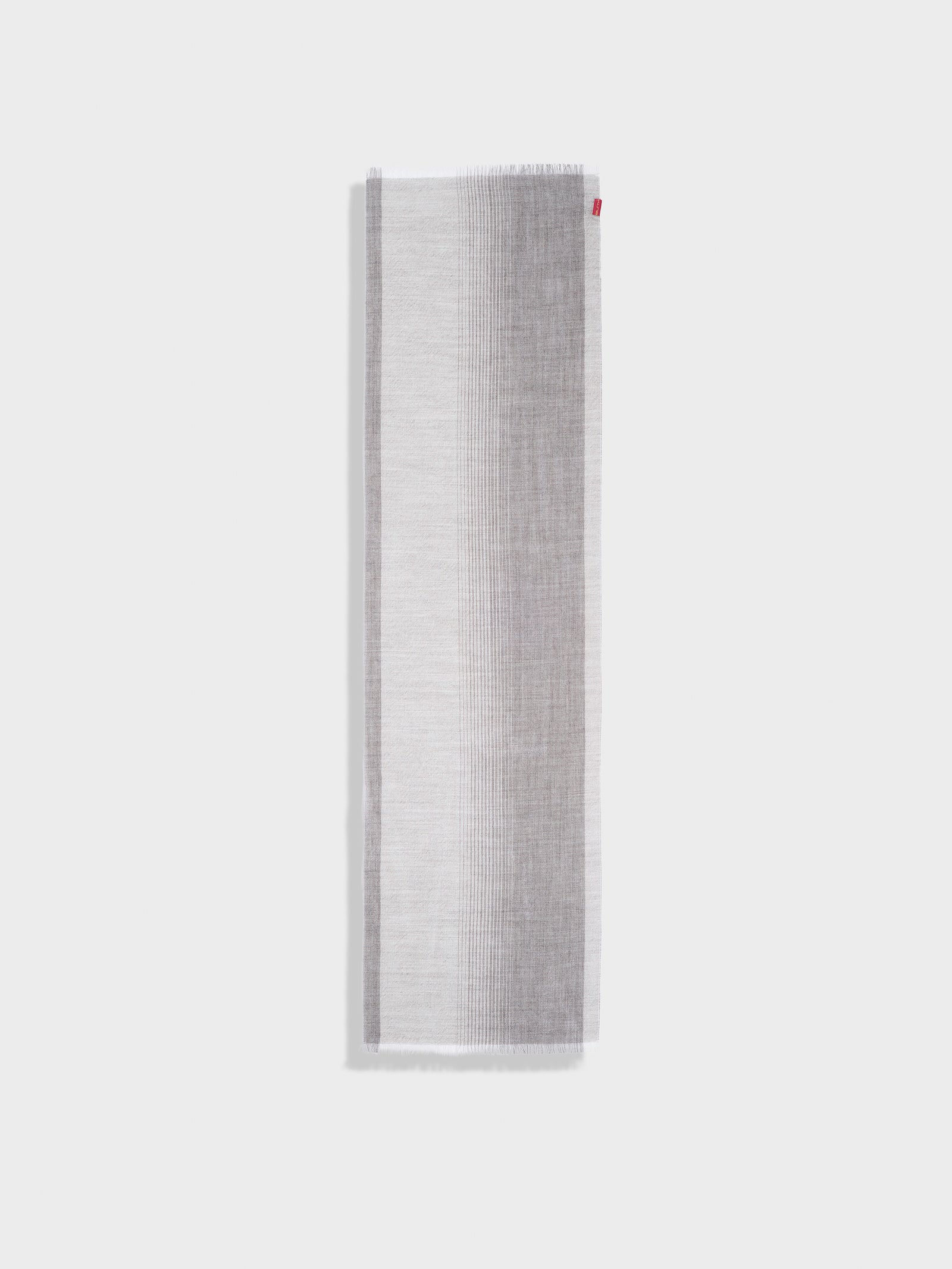 Estola Pesca De Baby Alpaca Color Gris