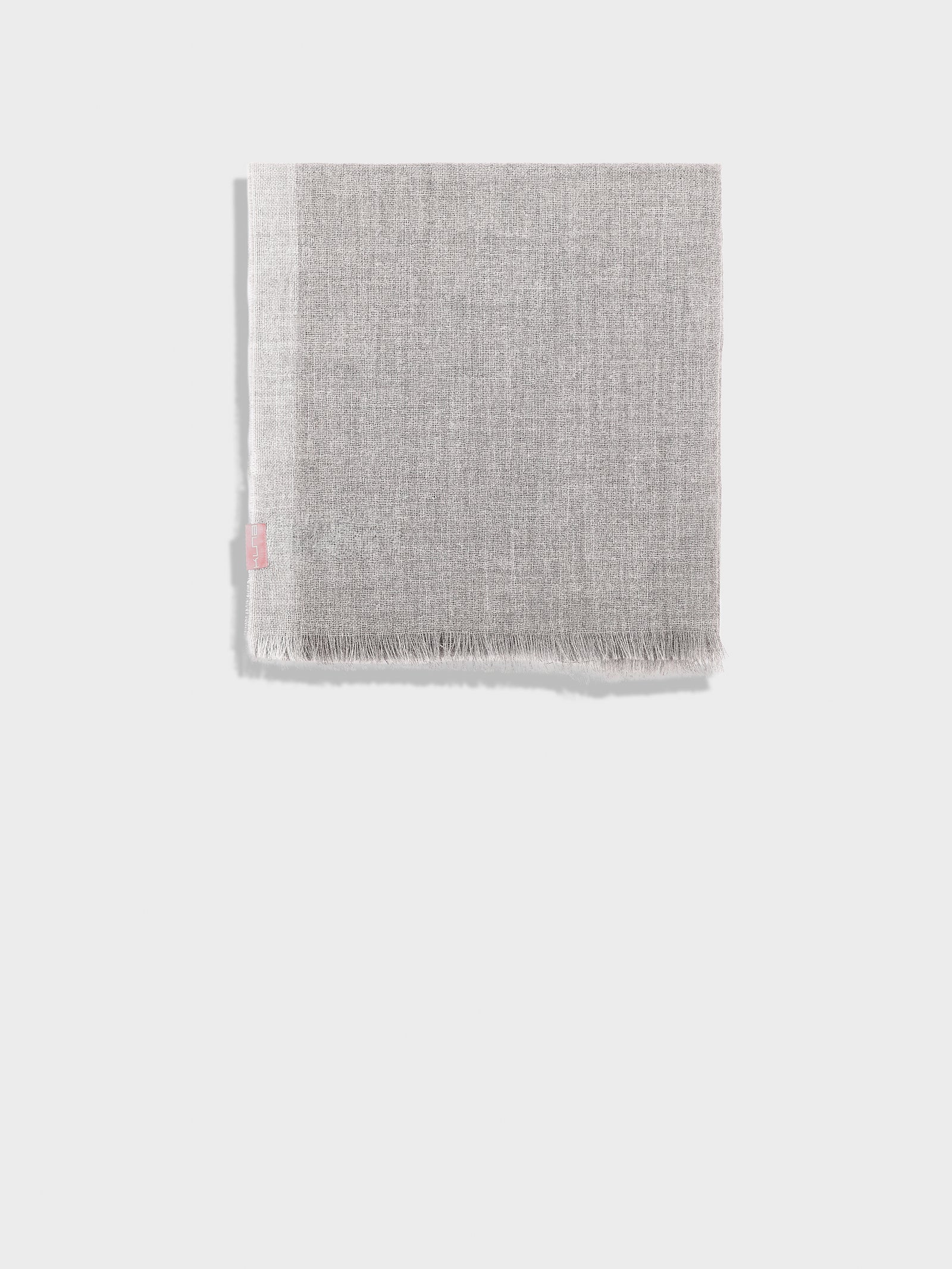 Baby Alpaca Rum Stole in Gray