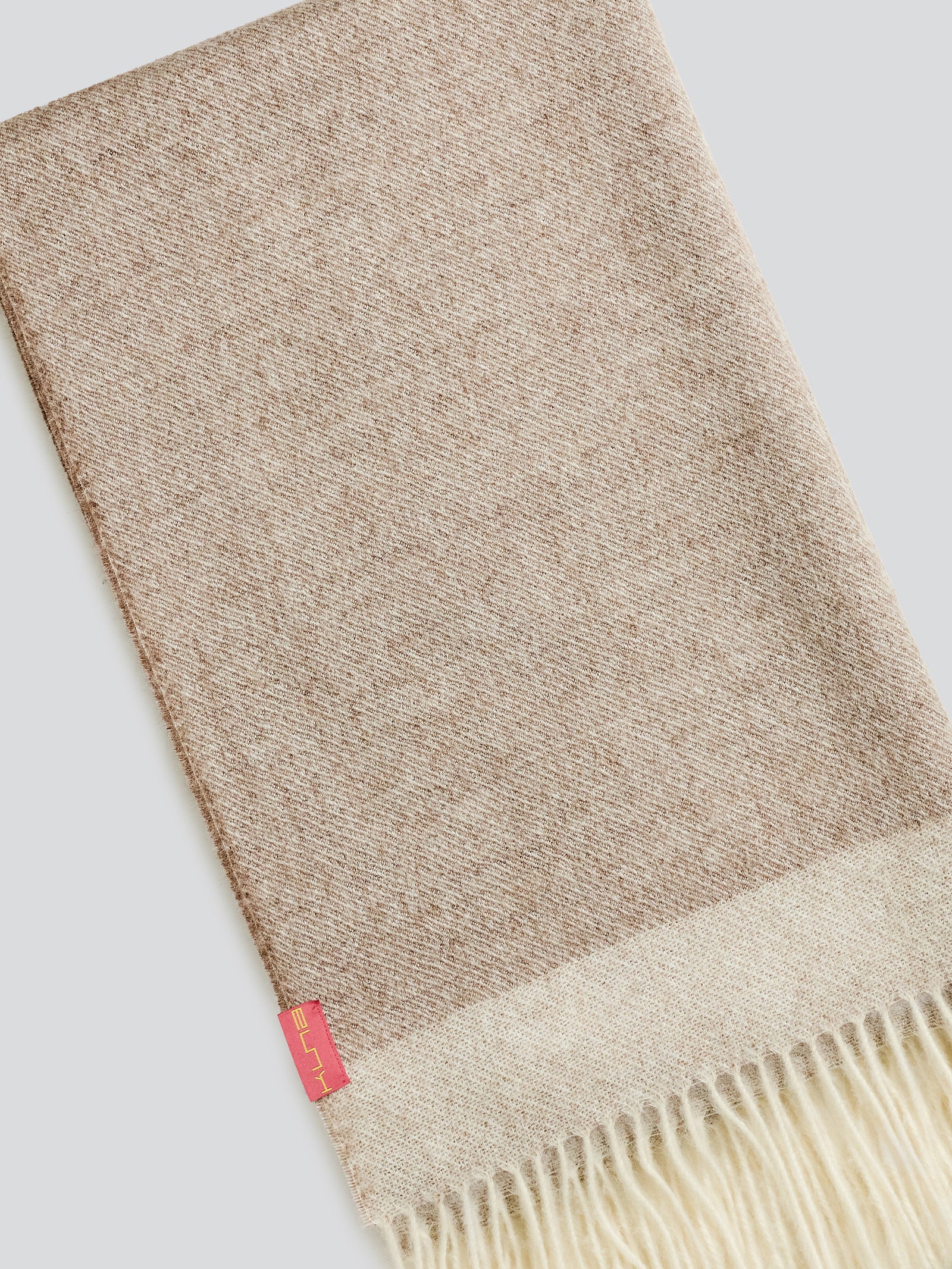 Yanely Stole Made of Baby Alpaca in Brown Color