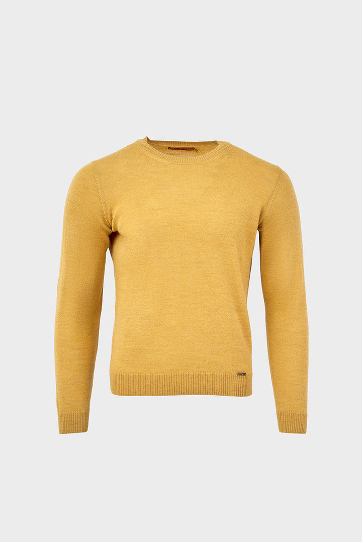 SUÉTER ALASKA DE BABY ALPACA COLOR AMARELO