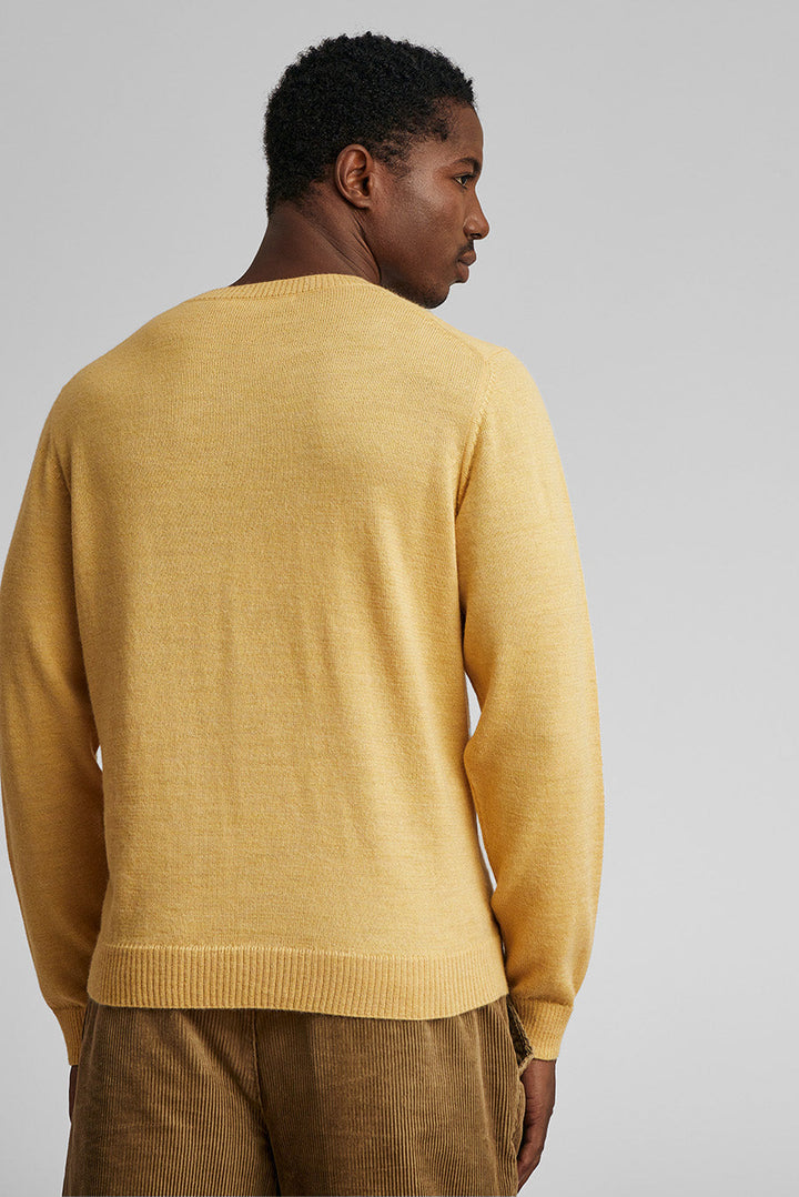 SUÉTER ALASKA DE BABY ALPACA COLOR AMARELO
