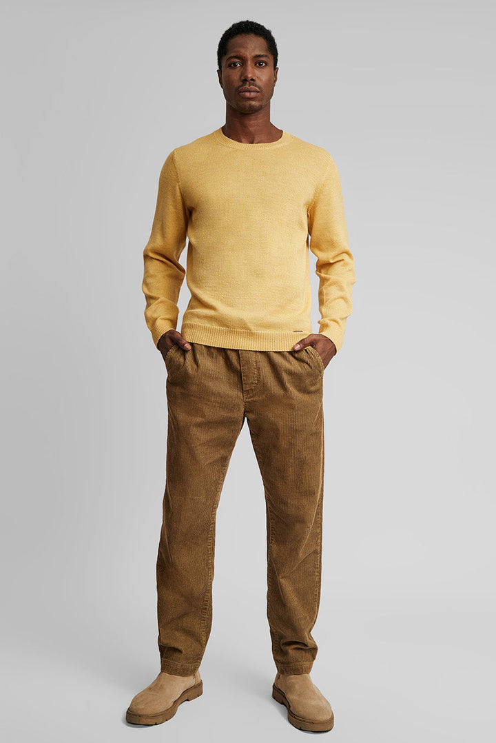 SUÉTER ALASKA DE BABY ALPACA COLOR AMARELO