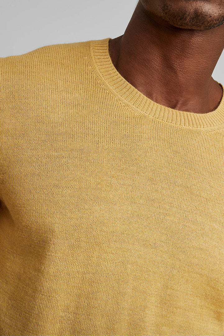 SUÉTER ALASKA DE BABY ALPACA COLOR AMARELO