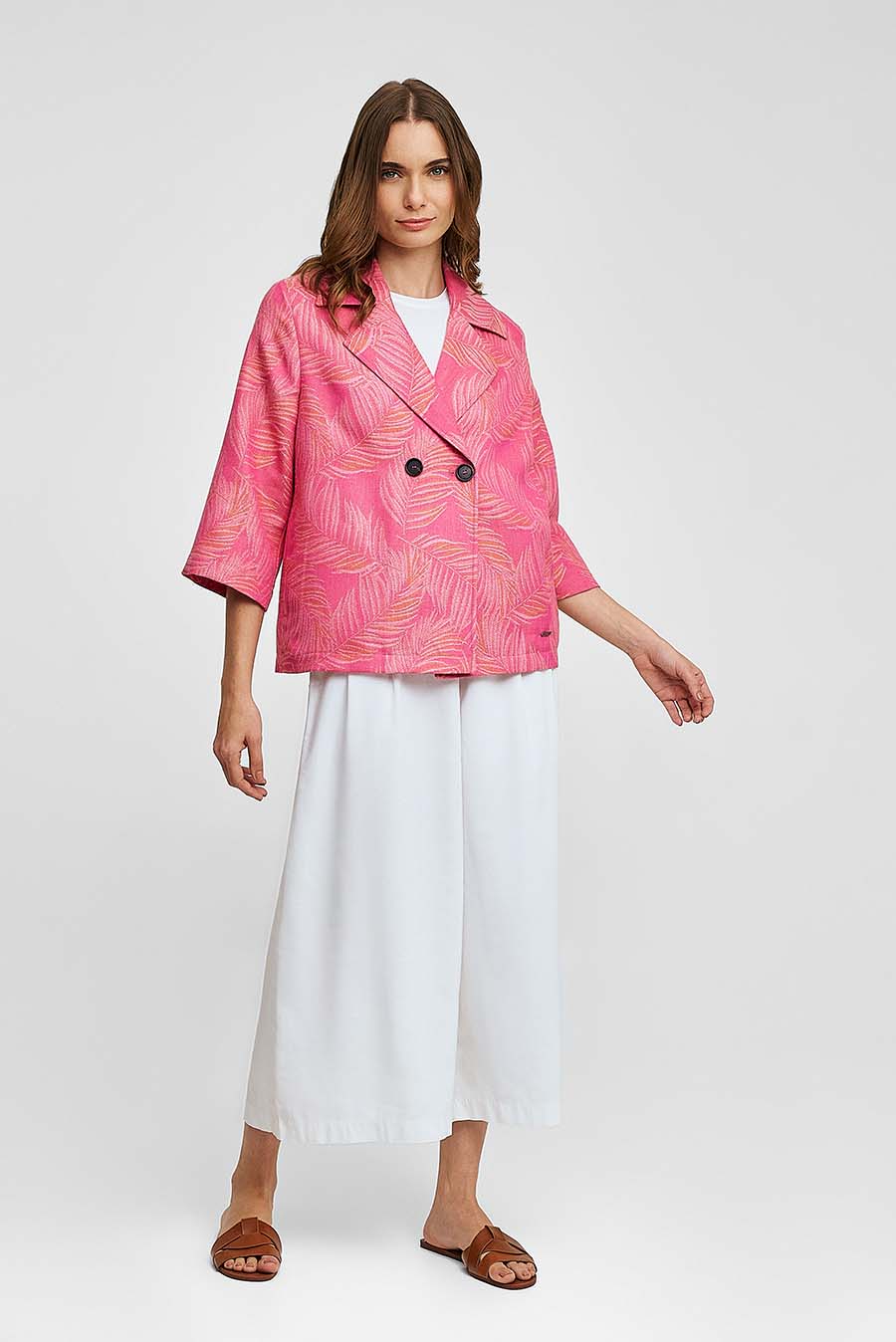 Saco Witness De Baby Alpaca Color Fucsia