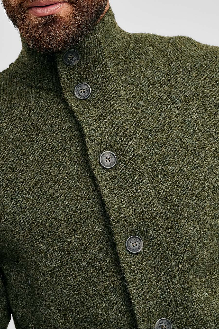 Cárdigan Walter De Baby Alpaca Color Blackforest