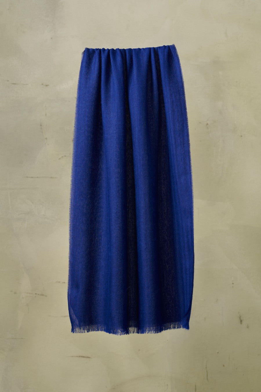 Estola Amareto De Baby Alpaca Color Azul Marino