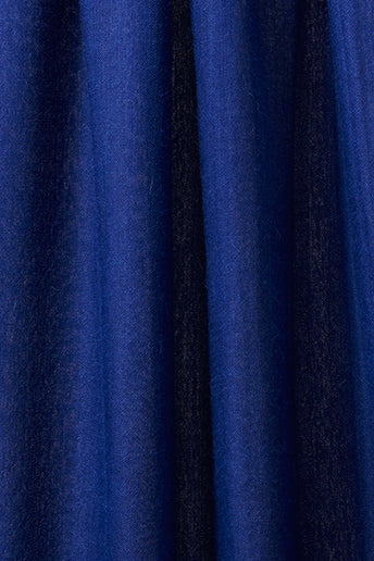 Estola Amareto De Baby Alpaca Color Azul Marino