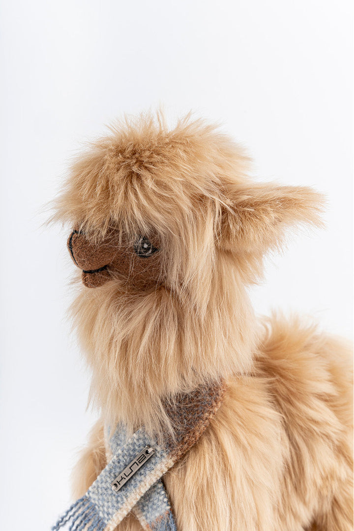Peluche Alpaca Luluy De Alpaca Suri Color Crema