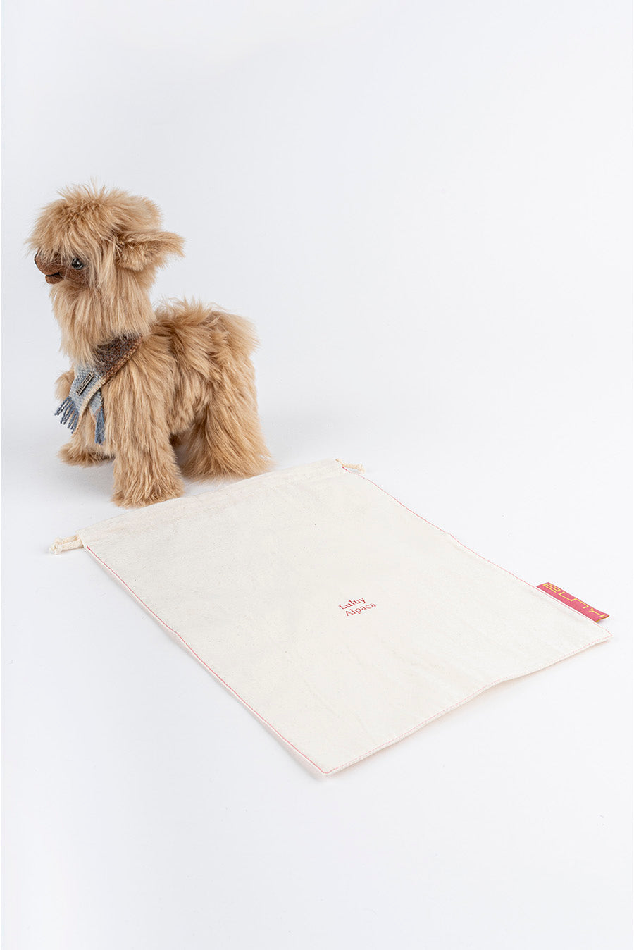 Peluche Alpaca Luluy De Alpaca Suri Color Crema