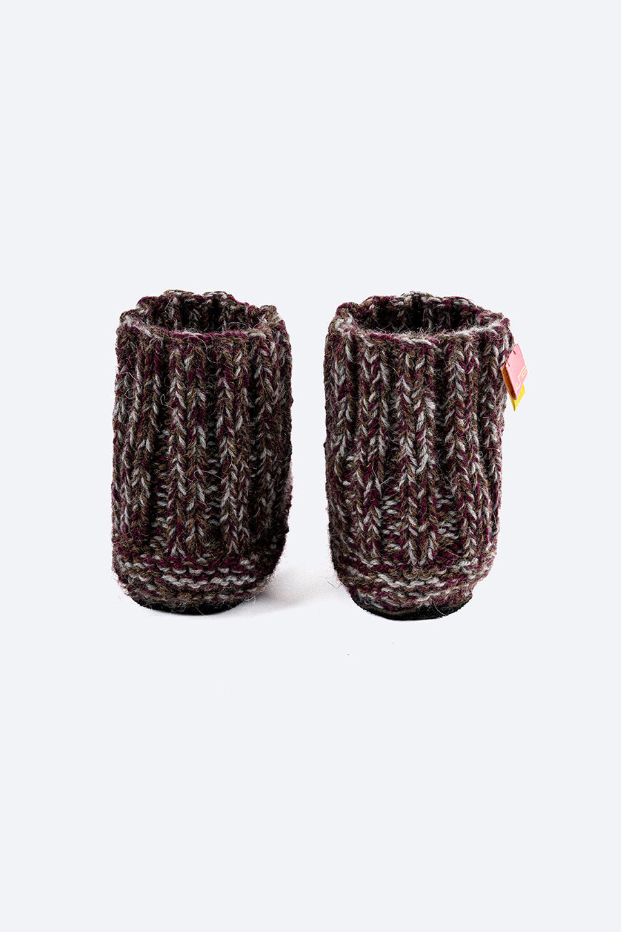 Pantuflas Walcott De Alpaca & Cuero Color Multicolor