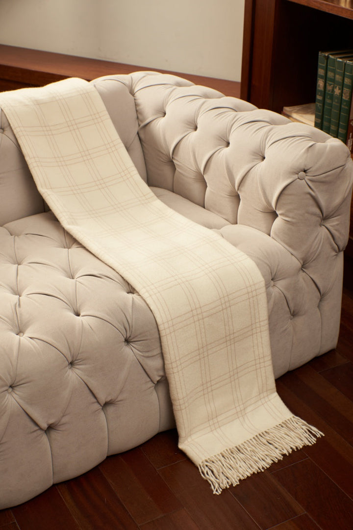 Manta Jetlag De Baby Alpaca Color Beige