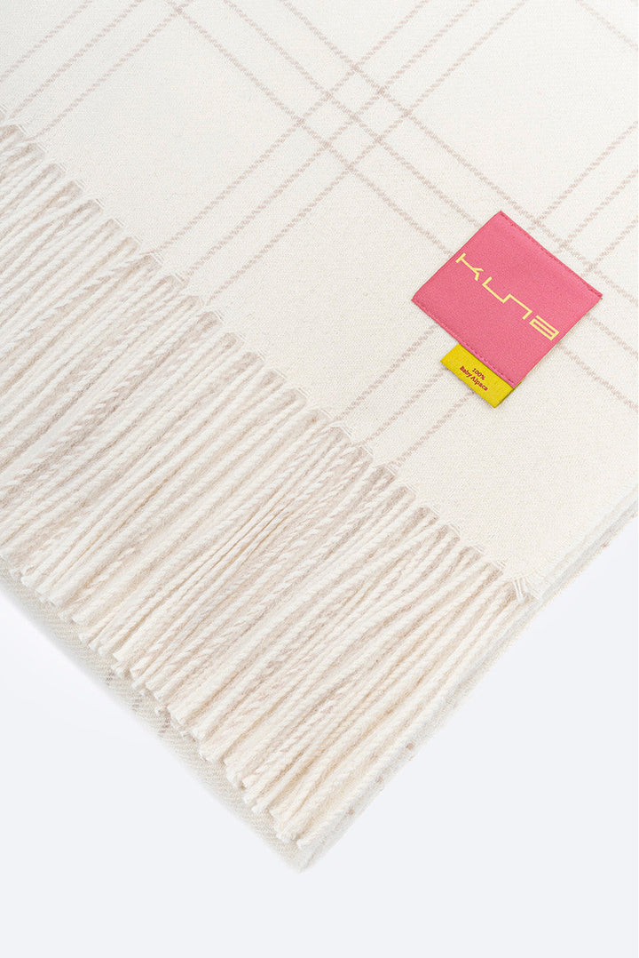 Manta Jetlag De Baby Alpaca Color Beige